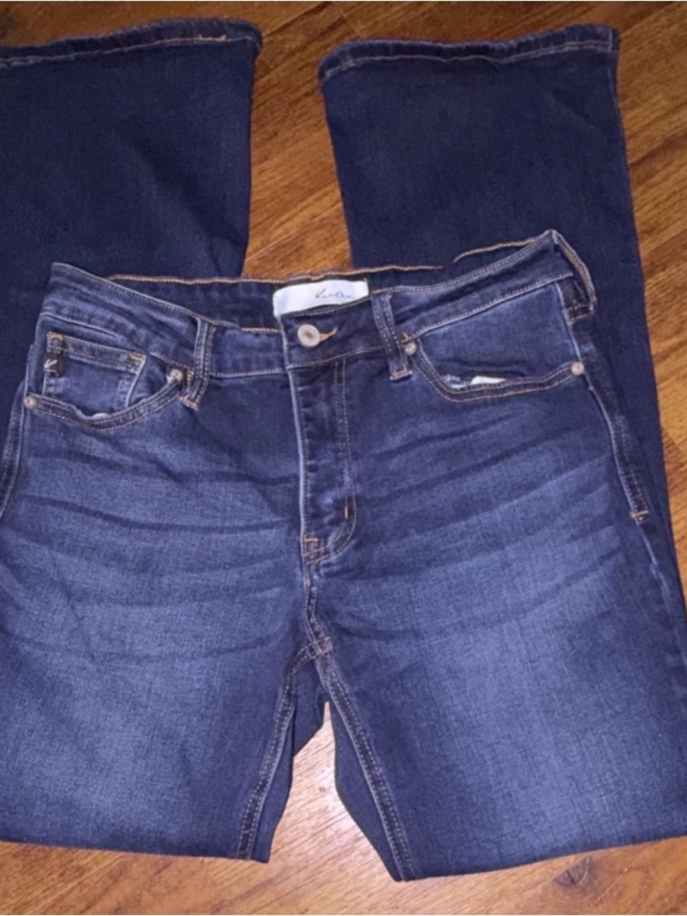KanCan Dark Blue Flare Jeans